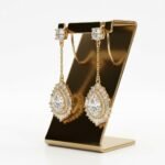 Gold Plated Crystal Drop Earrings