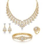 Gold Plated Bridal Jewelry Set