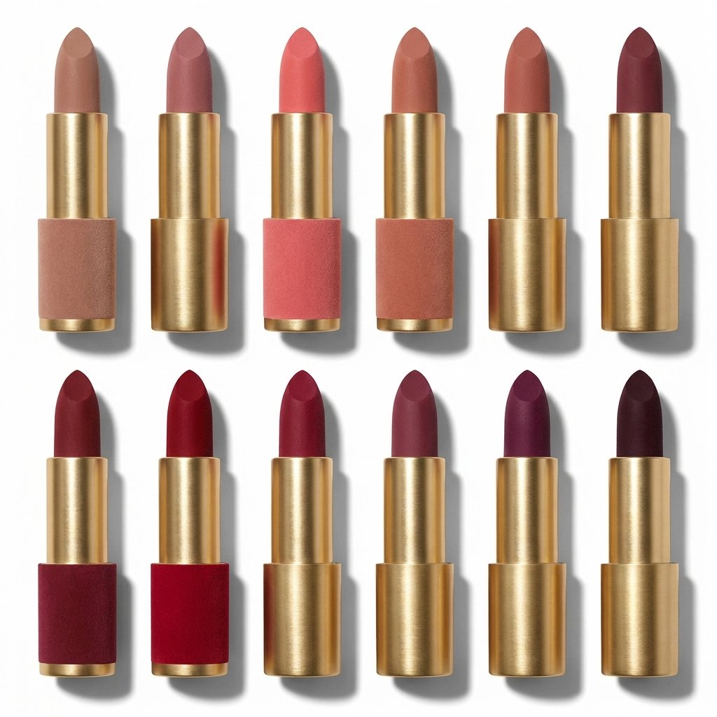 Lipstick_collection_assorted_sha…_202607291048 (1) Velvet Matte Lipstick Collection (12 Shades) - Image 1