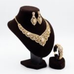 Gold Plated Bridal Jewelry Set - Image 5