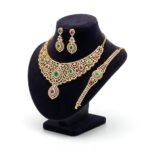 Gold Plated Bridal Jewelry Set - Image 3