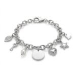925 Sterling Silver Leira Charm Bracelet - Image 3